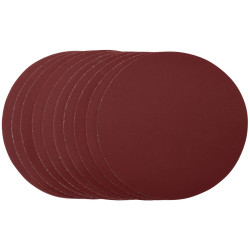 Draper 63797 Sanding Discs, 180mm, Hook &amp; Loop, 400 Grit, (Pack of 10)