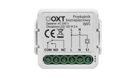 Moduł Oxt Mini Przekaźnik Beznapięciowy Wi-Fi Tuya 5A 230V Swt10