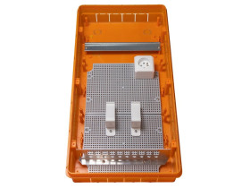 Rozdzielnica multimedialna podtynkowa 1R szyna TH gniazdo 16A/250V IP40 SRp-36/BM 2.137 ELEKTRO-PLAST