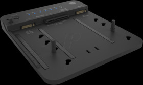 IB-2913MCL-C31 Dual docking and cloning station 2x M.2 NVMe and 2.5"/3.5" SATA