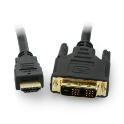Przewód Lexton LXDVi104 DVI-D-HDMI z filtrem - dł. 1,5 m