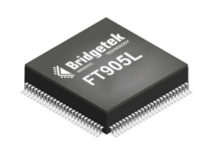 Mikrokontroler Bridgetek FT905 LQFP 80-pinowy Montaż powierzchniowy FT32 256 KB 32bit 100MHz Flash