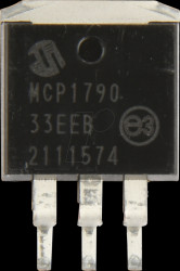 MCP1790-3302E/EB LDO, Uout 3V, Uin 6..30V, 0.07A, DDPAK-3