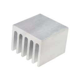 13x13x10mm Extruded Aluminum Heat Sink - Silver - Cooling Radiator