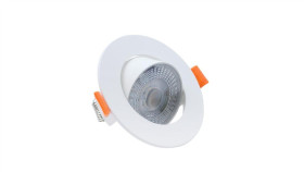 Oczko Podtynkowe Plus Z Ruchomym Led Cct Białe Do Jadalni Lp-1506/1Rs Wh...