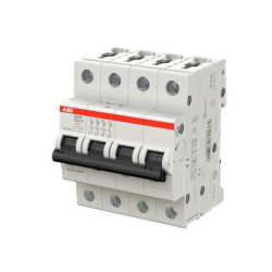 Wyłącznik nadprądowy MCB, Typ Z, 4-biegunowy, 500mA, 400V, 125V, ABB, S200M