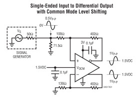 600MHz, Low Noise, High Precision Fully Differential Input/Output Ampliﬁer/Driver
