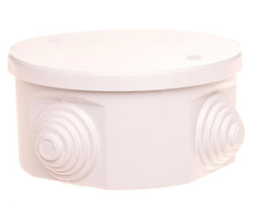 FAST-BOX Puszka hermetyczna n/t 80x40mm pusta IP55 biała 0241-00