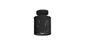 Lampa Sufitowa Louise Black 1Xe27 Mlp666 Milagro