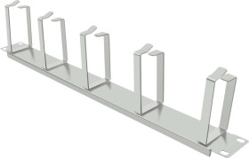 Panel przedni 19 ", poziome lub pionowe prowadzenie kabli, typ G, RAL 7035 jas