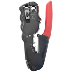 CK Tools T3673A Compact RJ11 and RJ45 Crimper; Pass Through