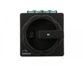 Rozłącznik główny 3P 16A 7.5kW AC23A 400V montaż tablicowy pokrętło czarne 4 otwory 3LD2003-0TK51