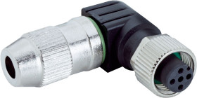 Złącze wielostykowe przemysłowe 4-pinowe M12 Montaż na kablu Gniazdo SICK