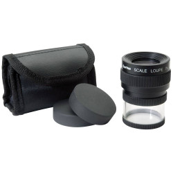 Ideal Tek M12071 Handheld Magnifier 7x Magnification &#xD8;25mm Black