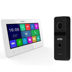 Videodomofon Zamel Z4 zestaw kamera VO-811B + monitor VP-808W z pamięcią ZAMEL