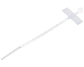 Opaska kablowa z tabliczką opisową 100x2,5 biała BMT52100E / 52100ME /100szt./