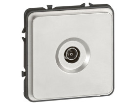 SOLIROC Gniazdo antenowe TV męskie IP20 077882 LEGRAND