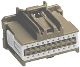 Złącze samochodowe 20-pinowe Molex 2-rzędowe Żeński 10A Stac64 Przewlekany Połączenie zagniatane Złącze PCB