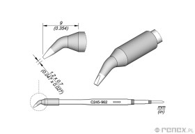Grot C245962 do rączki JBC T245