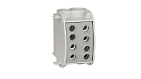 Zacisk Rozgałęźny 1-Biegunowy, 70 Mm2, Szary, Na Szynę Th35