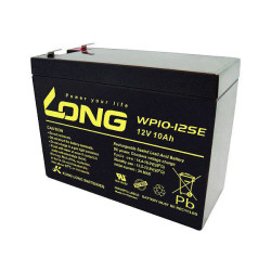 Long WP10-12SE VRLA Battery 12V 10Ah AGM 151x118x65mm Maintenance-Free