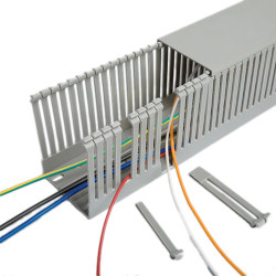 Koryto kablowe szerokość 60 mm głębokość 80mm typ Wąskie otwarte gniazdo Betaduct PVC Otwarty Szary