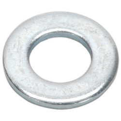Sealey FWA817 Flat Washer M8 x 17mm Form A Zinc DIN 125 Pack of 100