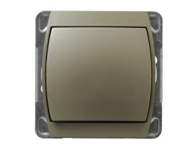 GAZELA Wyłącznik pojedynczy satyna ŁP-1J/m/16/16 OSPEL