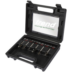 Trend 1/4in TCT Router Cutter Set, 6 Piece