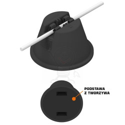 Uchwyt betonowy w tworz.z podst.z tworzywa AN-11K