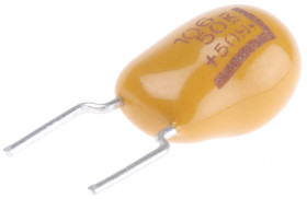 Kondensator tantalowy 10μF 50V dc THT ±10