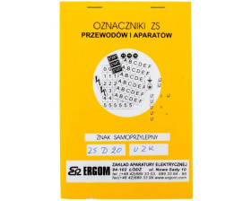 Znaki samoprzylepne ZS D20/UZK E04ZP-0203040420