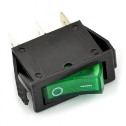 Wyłącznik On-Off MK111 12V/20A - zielony