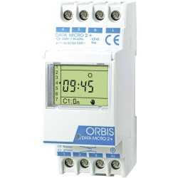 ORBIS OB171912N DATA MICRO-2 Digital Timer 230V DIN Rail Mount