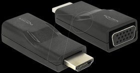 65655 Adapter HDMI male &gt; VGA female black
