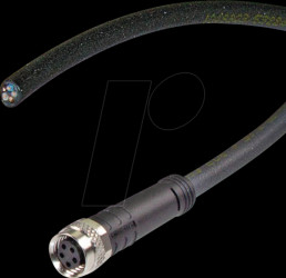 200100-24 Sensor cable, 5 m, 5-pin, open/M8 socket, for 24 V