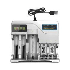 Ładowarka do akumulatorów MS-5D889 18650 7-slotowa z wyświetlaczem LCD do ładowania akumulatorów 4,2V AA AAA 18650 26650 16340 L
