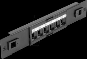 66819 10" Keystone Patch Panel 6 Port tool free