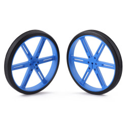 Pololu Wheel 90x10mm Pair - Blue