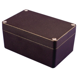 Hammond 1550Z108BK Diecast Enclosure (Thick Wall, 125 x 80 x 59mm) Black