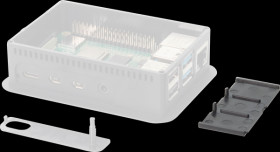 RPI4-FP.9 Housing accessories - Front cover, black
