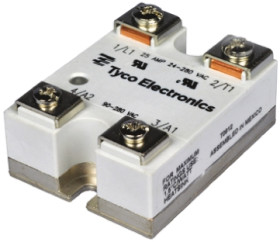 Przekaźnik półprzewodnikowy Montaż na panelu 25 A TE Connectivity 280 V rms Sparowany przekaźnik SCR SPST