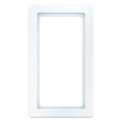 KNX Ramka z dużym wycięciem śnieżnobiały aksamit Q.1 13096089