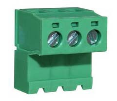 Złącze PCB 3 -pinowe raster 5.08mm Przewlekany Męski RS PRO