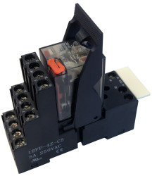 Przekaźnik z interfejsem 110V ac Hongfa Europe GMBH 4PDT 5A Szyna DIN bieguny 4 Śruba