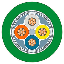 Siemens 6XV18 Dla ciągłego ruchu w kablu wleczonym 6XV1871-2S