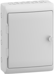 Control cabinet, 17 pre-punching, (H x W x D) 460 x 340 x 160 mm, IP65/IK09, polymer, light gray, 13195