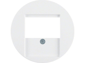 R.1/R.3 Płytka czołowa do gniazda głośnikowego biały 6810332089 HAGER