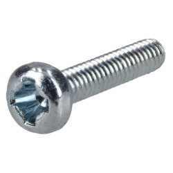 R-TECH 337032 Pozi Pan Head Machine Screws BZP M2 10mm - Pack Of 100
