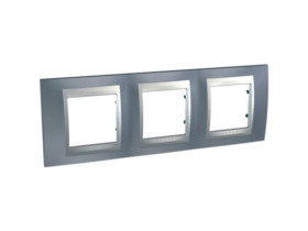 UNICA TOP Ramka 3 potrójna pozioma antracyt MGU66.006.097 SCHNEIDER ELECTRIC